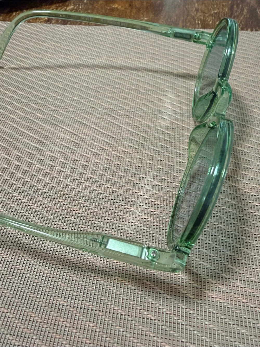IZIPIZI Green Round Sunglasses - Sweet Sunset